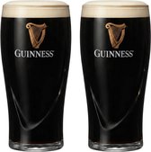Guinness Bierglazen Pint 500 ml - Set van 2 glazen