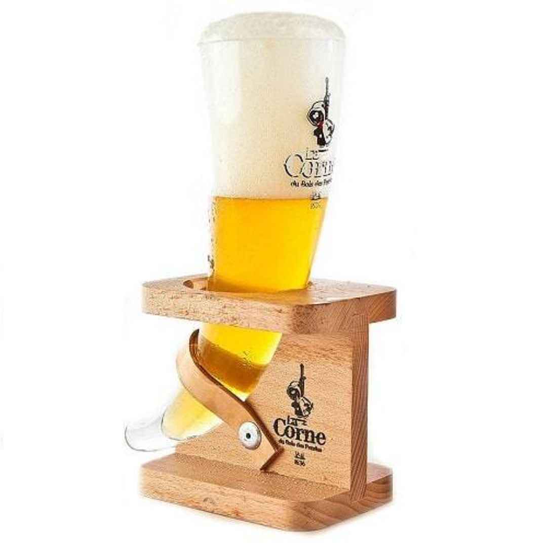 La Corne Bierglas 33cl met houder