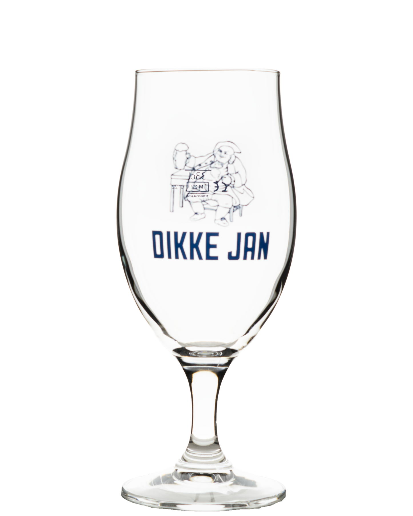 Dikke Jan bierglas 33 CL