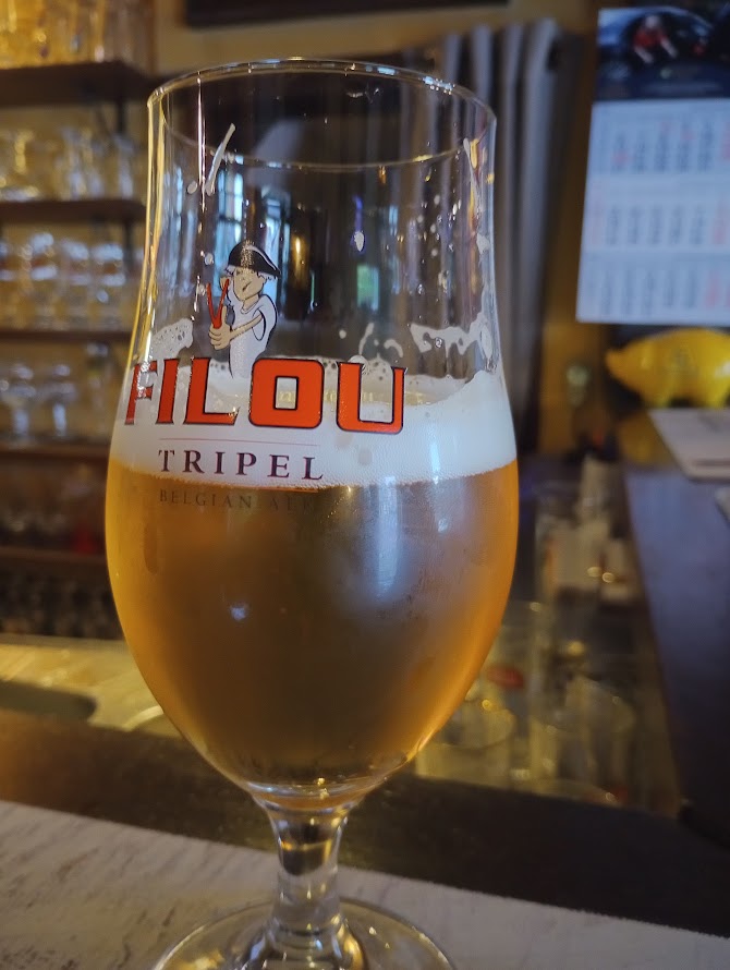Filou tripel belgian ale voetglas 25/50cl