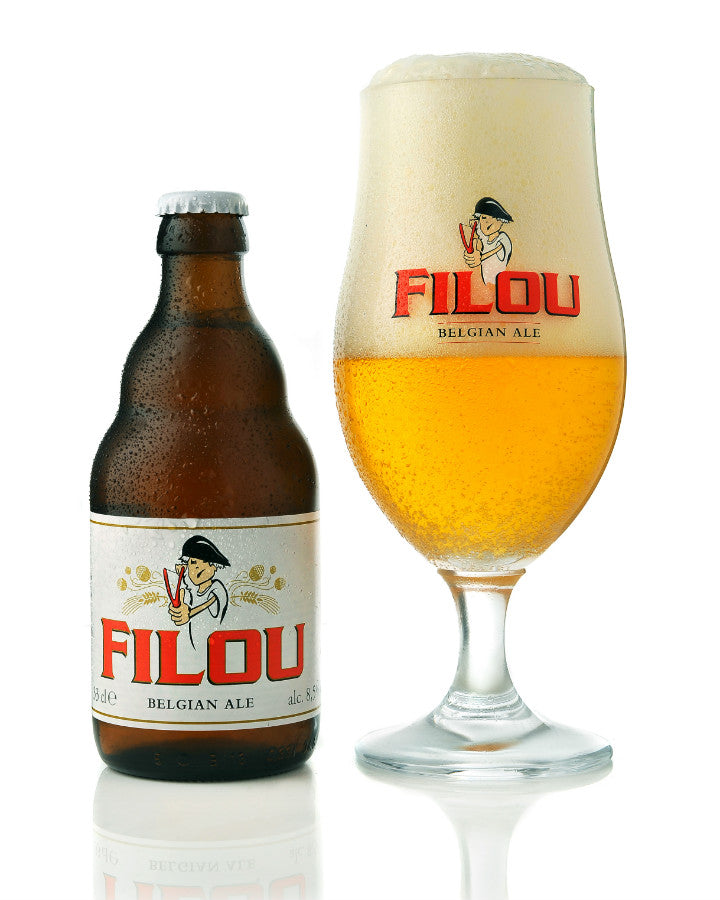 Filou tripel belgian ale voetglas 25/50cl