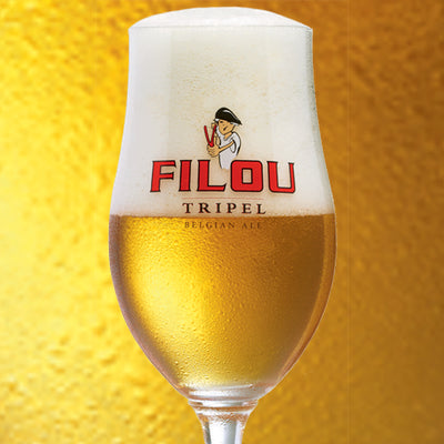 Filou tripel belgian ale voetglas 25/50cl