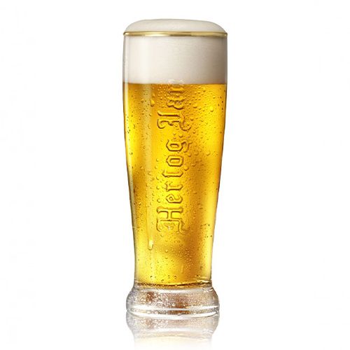 Hertog Jan Bierglas embossed 250ml