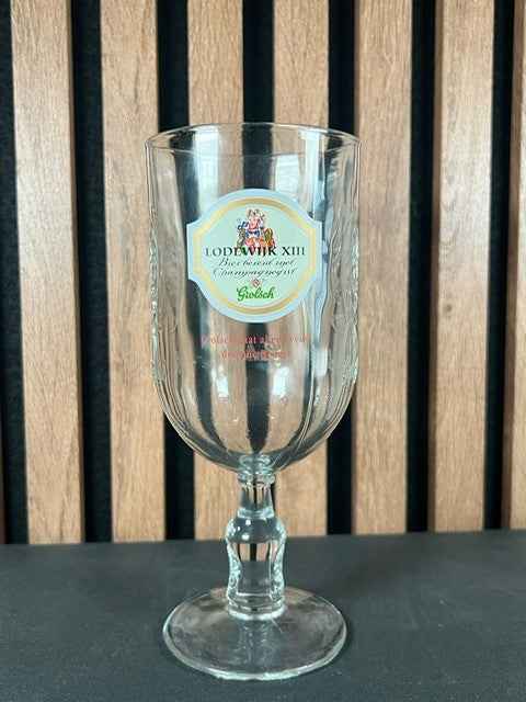 Retro Grolsch glas Lodewijk XIII