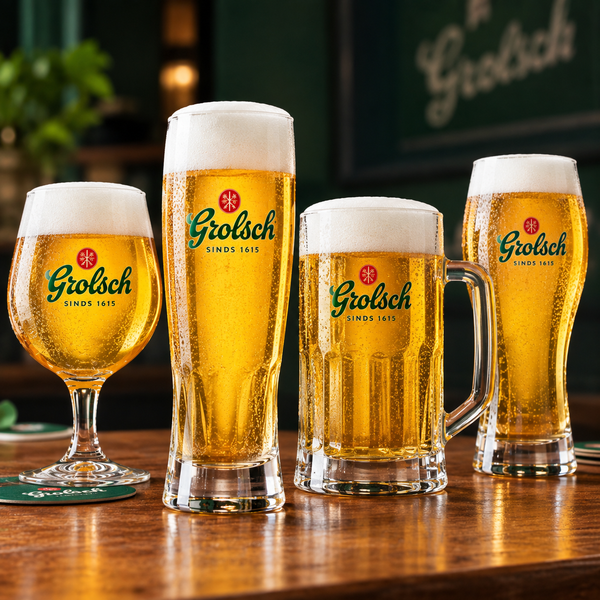 Grolsch glazen
