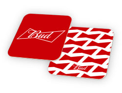 Bud Beer felts, roll 100 pieces
