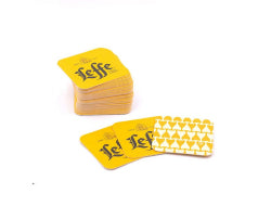 Leffe Blond beer felts, roll 100 pieces