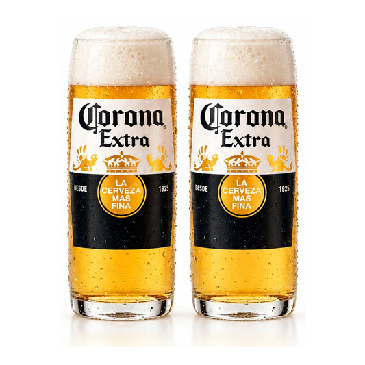 Corona Bierglazen – Set van 2