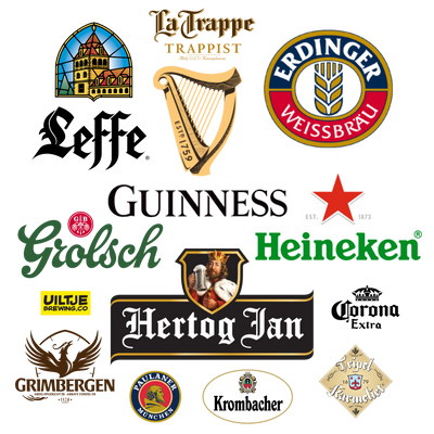 Bierglazen per merk