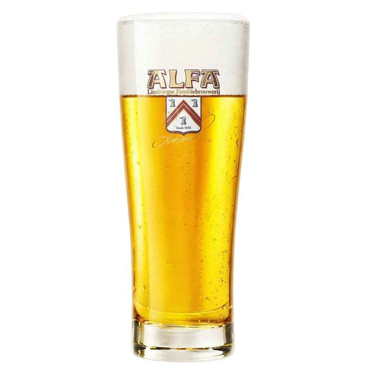 Origineel Alfa Stoer bierglas 25cl