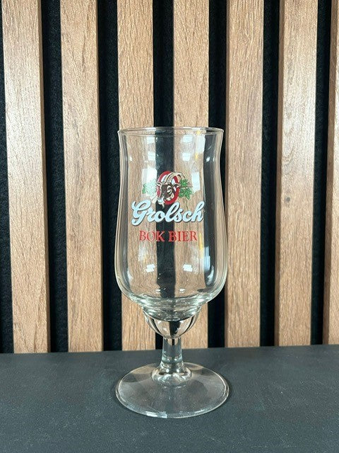 Retro Grolsch Bokbeer glass 25cl
